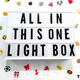 DIY Marquee Light Up Message Light Box Complete Set | $20 | Amazon